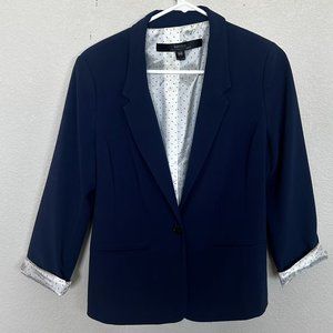 Kensie Blue Blazer Jacket Size Medium